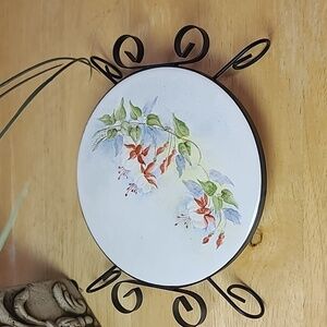 Vintage wire wrapped trivet